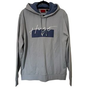 HUGO light blue hoodie size large.
